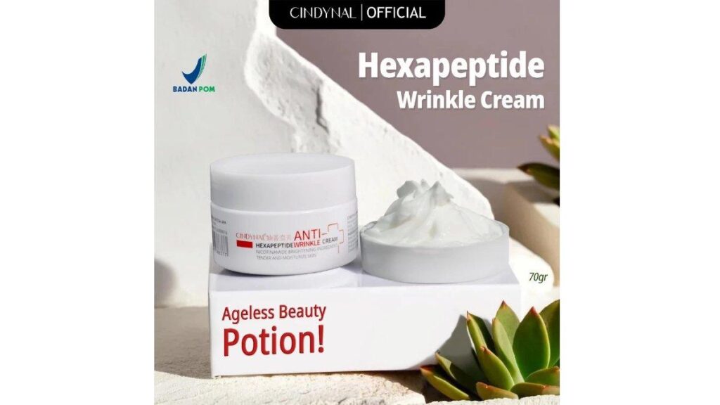 Review CINDYNAL Hexapeptide Anti Wrinkle Cream: Skincare BPOM Ampuh Melawan Penuaan Dini