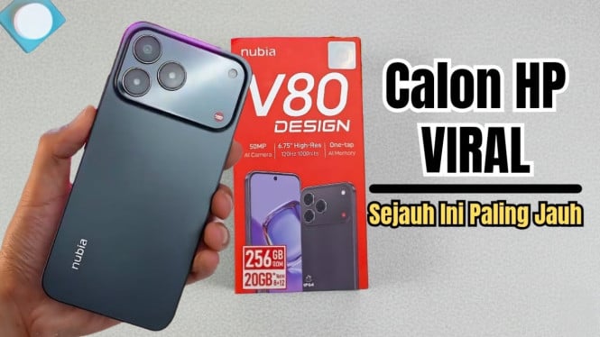 Nubia V80 Hadir dengan Desain Premium, Harga Sejutaan Bikin Konsumen Penasaran!