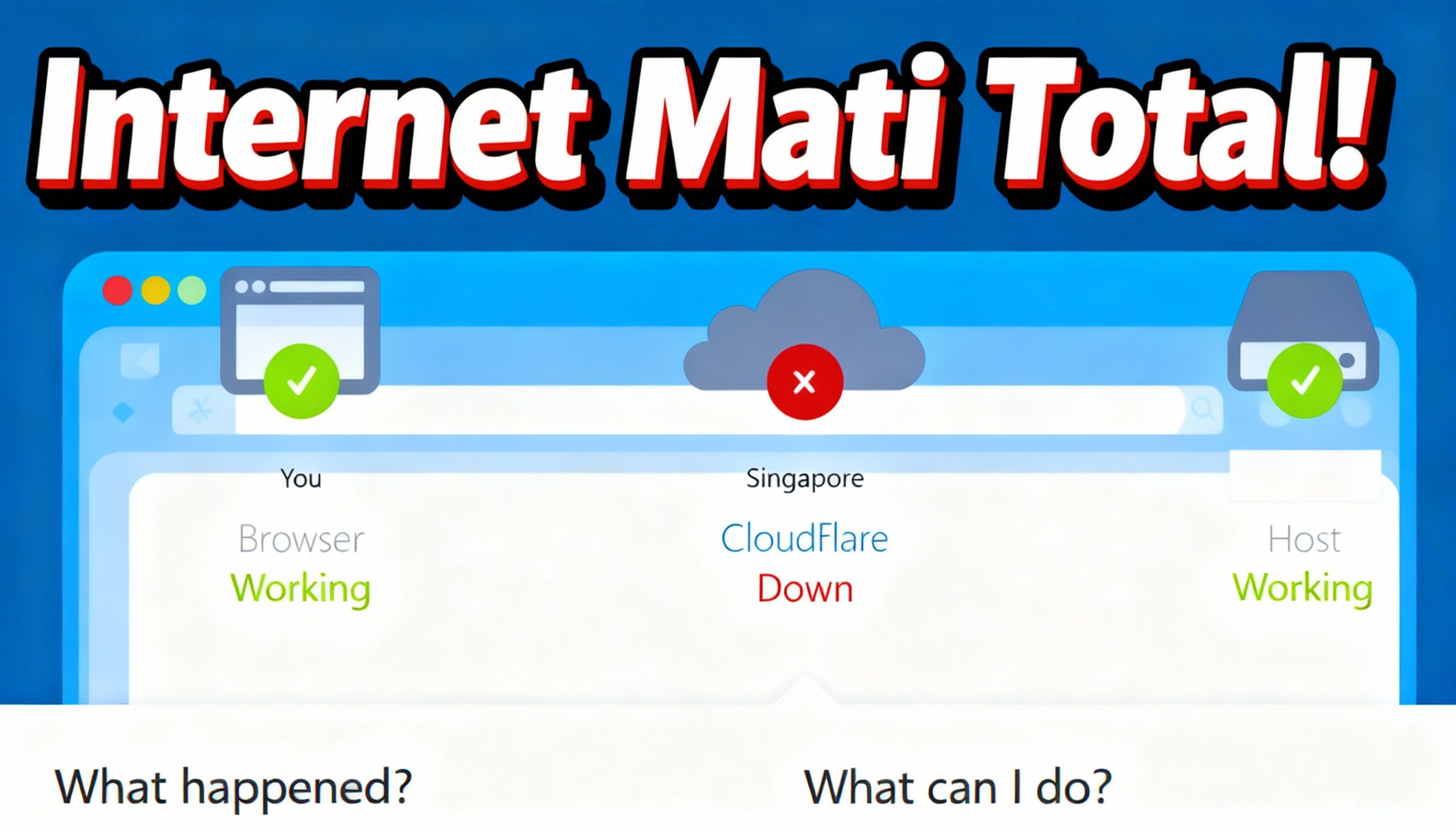 Cloudflare Error Down! X Twitter, ChatGPT, Canva Sulit Diakses, Apa yang Terjadi? Cloudflare Error Down! X Twitter, ChatGPT, Canva Sulit Diakses, Apa yang Terjadi?