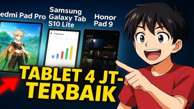 5 Tablet Fitur Terlengkap Mulai 4 Jutaan untuk Kerja dan Gaming, Pilihan Terbaik!