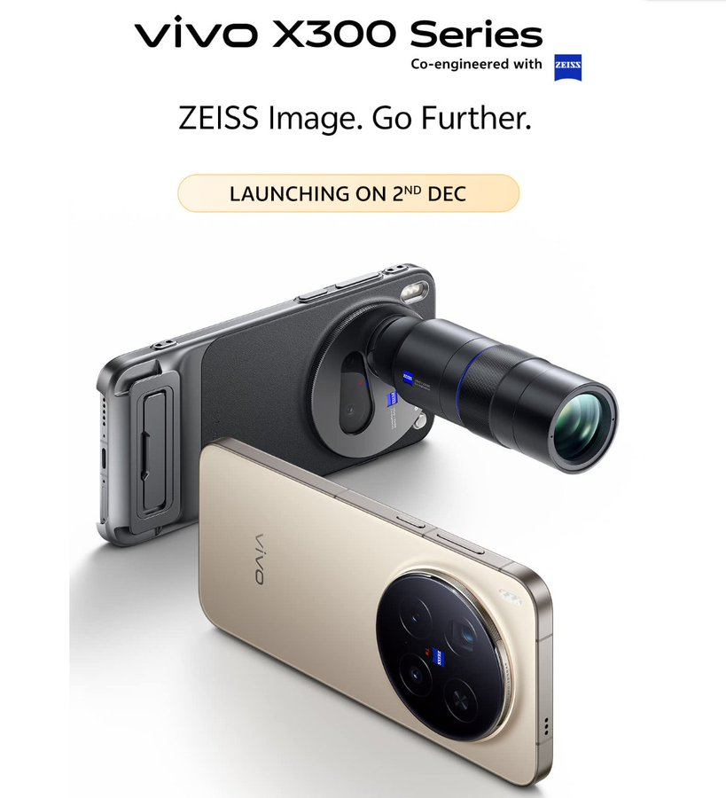 Vivo X300 dan X300 Pro Siap Meluncur 2 Desember, Intip Spesifikasi dan Fitur Baru