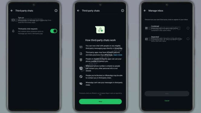 Akhirnya Terwujud! WhatsApp Uji Fitur Interoperabilitas dengan Aplikasi Pihak Ketiga