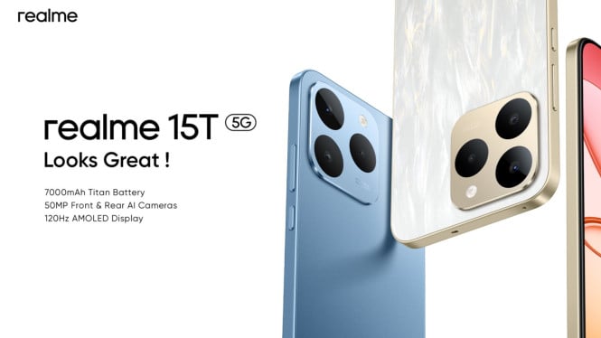Realme 15T: Smartphone Tipis dengan Baterai 7000 mAh dan Harga Rp3 Jutaan, Layak Beli?