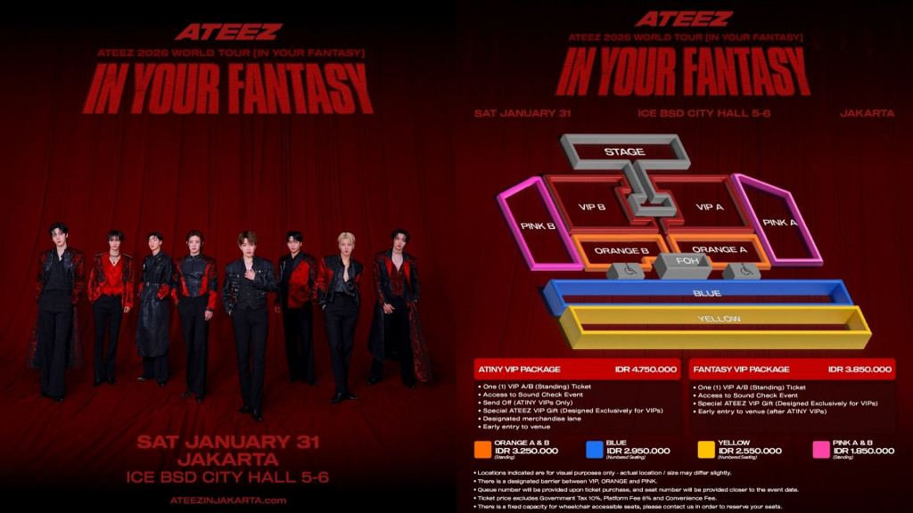 Harga Tiket Konser ATEEZ di Indonesia Termahal, Lampaui UMP Jakarta! Simak Detailnya