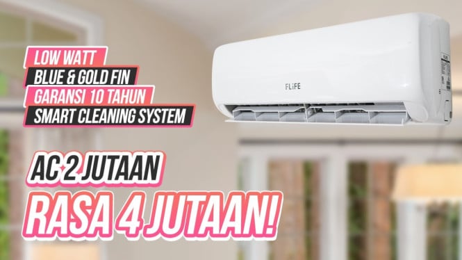 AC 1/2 PK Murah 2 Jutaan, Fitur Cuci Otomatis dan Garansi Resmi 10 Tahun!