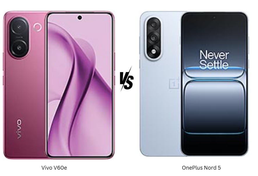 Vivo V60e vs OnePlus Nord 5: Perbandingan Lengkap Layar, Kamera, Baterai, dan Fitur Unggulan