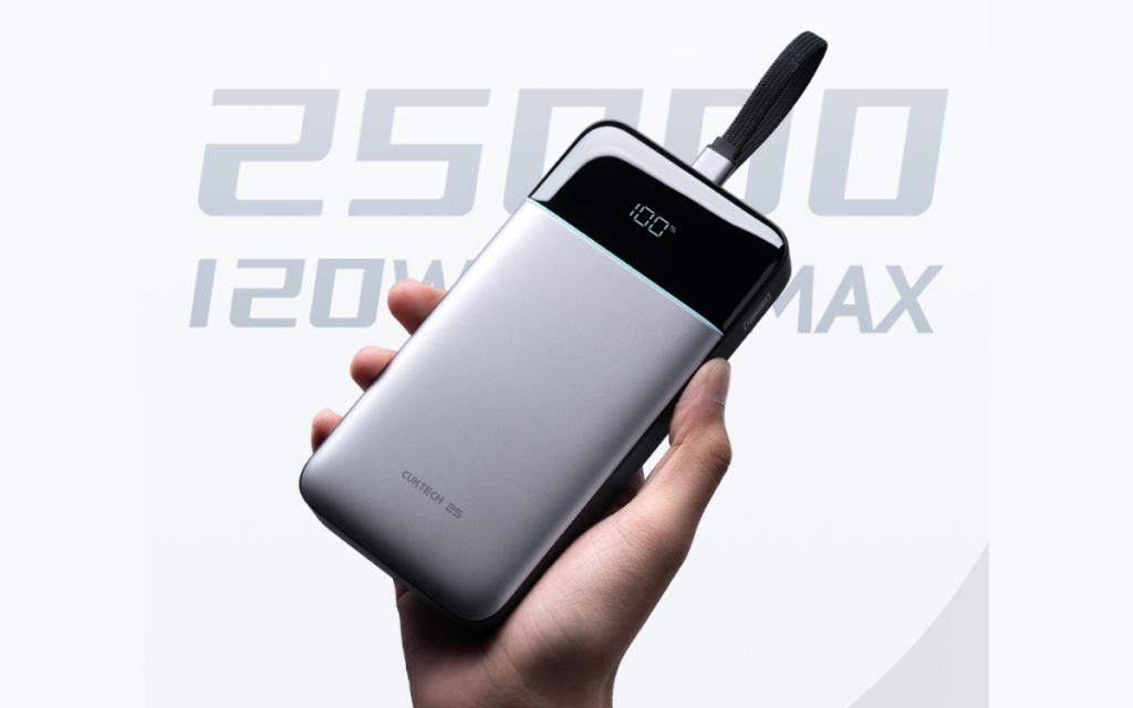 Cuktech Luncurkan Power Bank 25000mAh dengan Fast Charging 120W & Self-Charging 100W