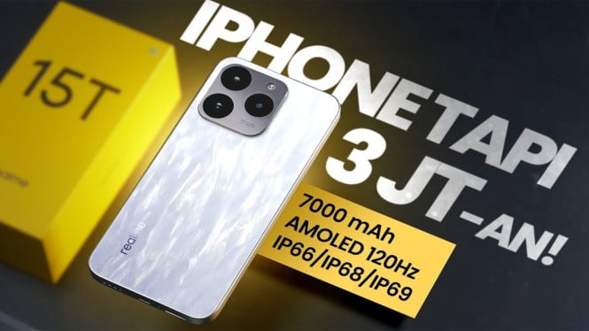 Realme 15T Mirip iPhone Harga 3 Jutaan, Intip Spesifikasi dan Keunggulannya!
