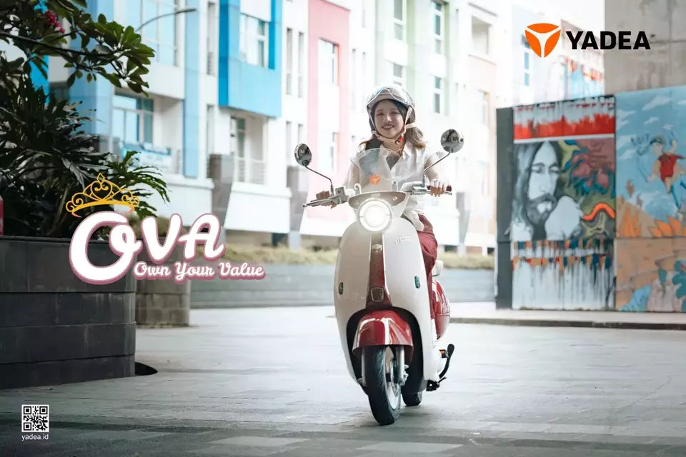 Bidik Segmen Wanita, Ini Respons Konsumen Terhadap Motor Listrik Yadea Ova yang Baru
