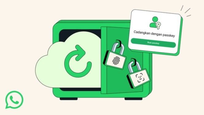 WhatsApp Tambah Keamanan Backup Chat, Kini Bisa Dibuka dengan Sidik Jari & Wajah