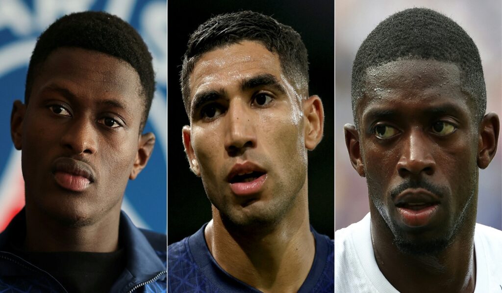 Cedera Serang PSG, Achraf Hakimi, Ousmane Dembele, dan Nuno Mendes Absen Beberapa Pekan