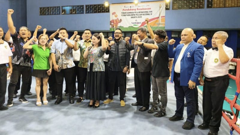 Ketum Pertina Terharu Saksikan Perjuangan Gigih Petinju Muda di POPNAS 2025