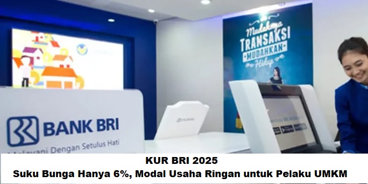 KUR BRI 2025: Suku Bunga Ringan 6%, Solusi Modal Usaha UMKM Lebih Mudah dan Cepat
