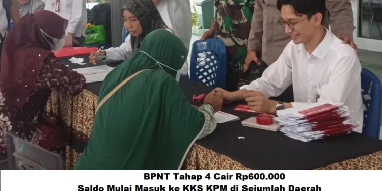 Cair Rp600.000 BPNT Gelombang 4: Saldo Masuk KKS KPM di Berbagai Wilayah Indonesia