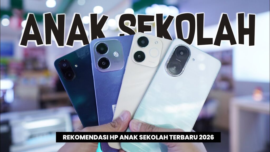 9 Rekomendasi HP Terbaik untuk Anak Sekolah 2026, Mulai Rp1 Jutaan