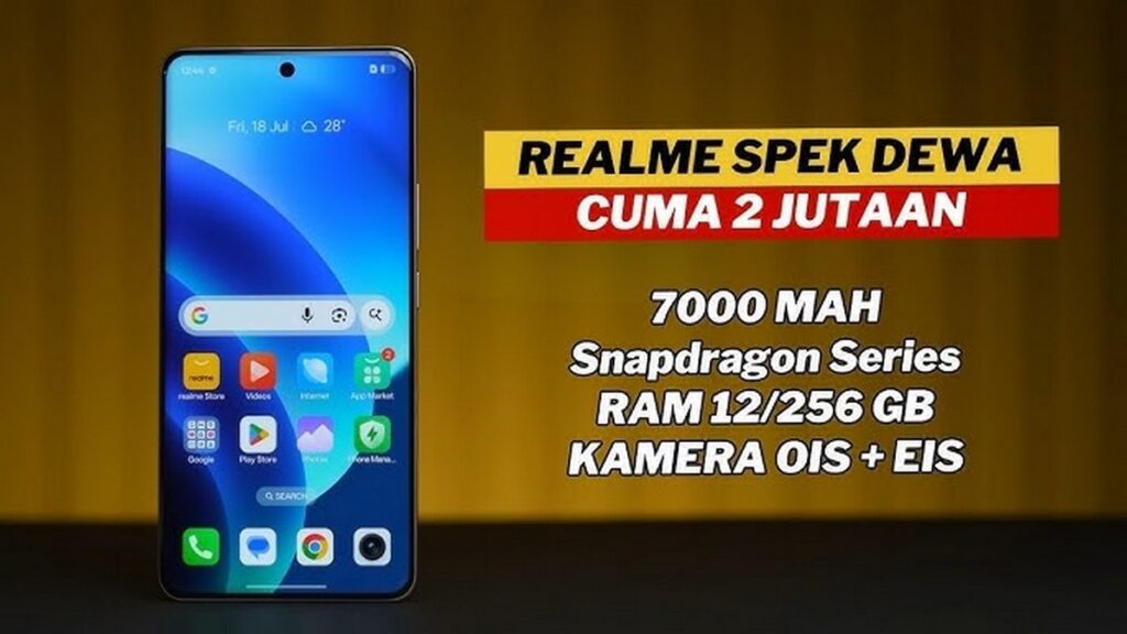 7 HP Realme 2 Jutaan Terbaik Jelang 2026, Baterai 7000 mAh dan RAM 12 GB Menggoda