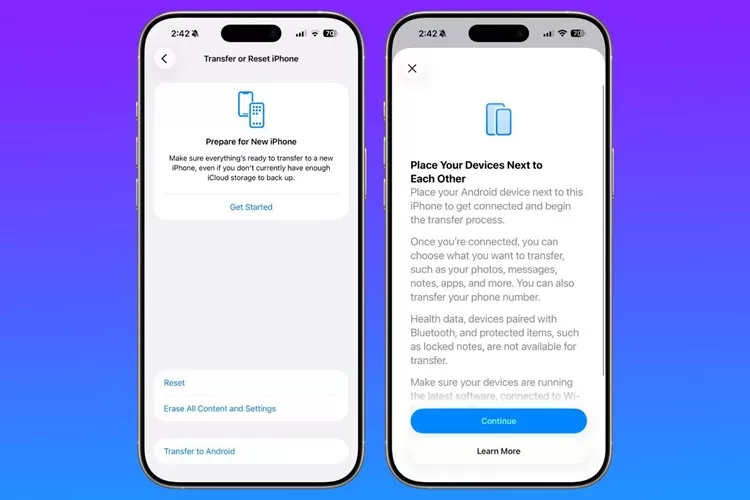 Update iOS Terbaru Uji Coba Fitur Transfer Data & Peningkatan Notifikasi di Versi Beta