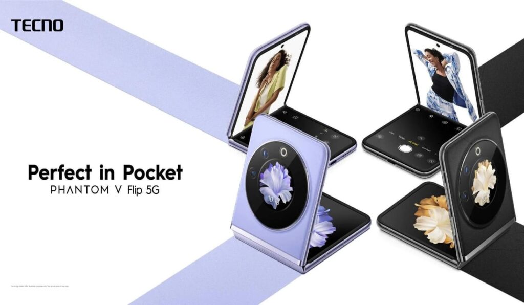 Inilah Ponsel Lipat 5G Stylish dengan Desain Modern dan Fitur Canggih dari Tecno Phantom V Flip