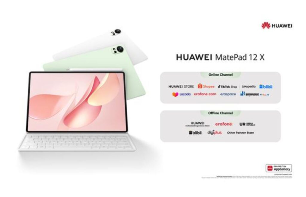 MatePad 12X Versi Terbaru: Tablet Tipis dengan Layar PaperMatte dan Aplikasi Kantor Canggih