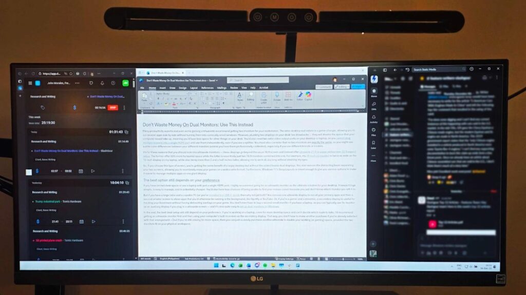 Solusi Cerdas Gantikan Dua Monitor dengan Satu Perangkat Super Efisien!