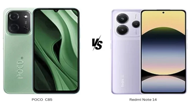 Poco C85 vs Redmi Note 14: Smartphone Murah dengan Performa dan Fitur yang Kontras