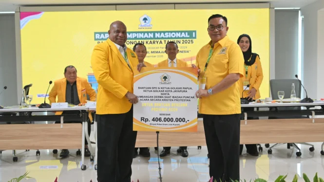 Golkar Papua Salurkan Rp406 Juta untuk Korban Bencana Aceh, Sarmuji Tegaskan Solidaritas Nasional
