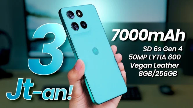 Motorola Moto G57 Power Baterai 7000 mAh Harga 3 Jutaan, Apakah Layak Dibeli?
