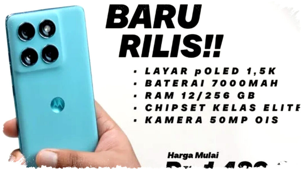 Rekomendasi HP Motorola Terbaru 2025 dengan Baterai 7000 mAh, Daya Tahan Luar Biasa!