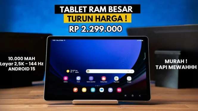 Tablet RAM 8GB Turun Harga 2025: 4 Rekomendasi Terbaik dengan Performa Optimal