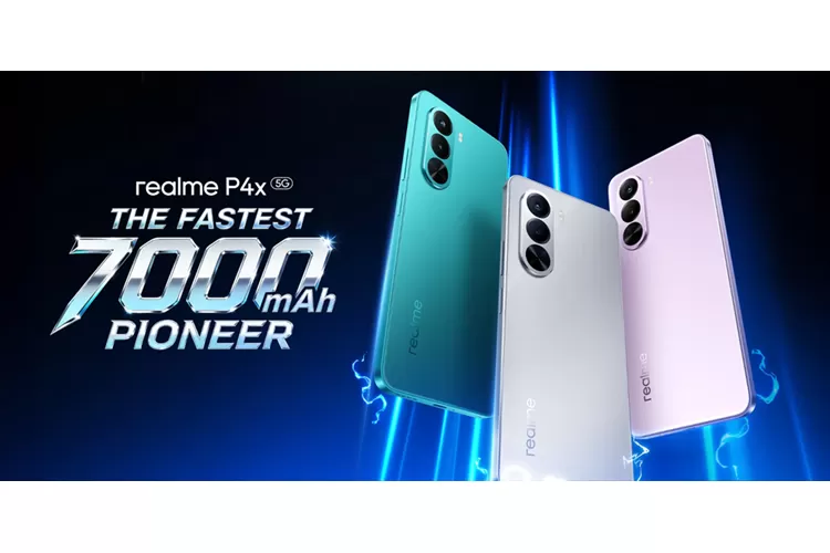 Realme P4x 5G Resmi Meluncur dengan Baterai 7000 mAh dan Performa Tangguh