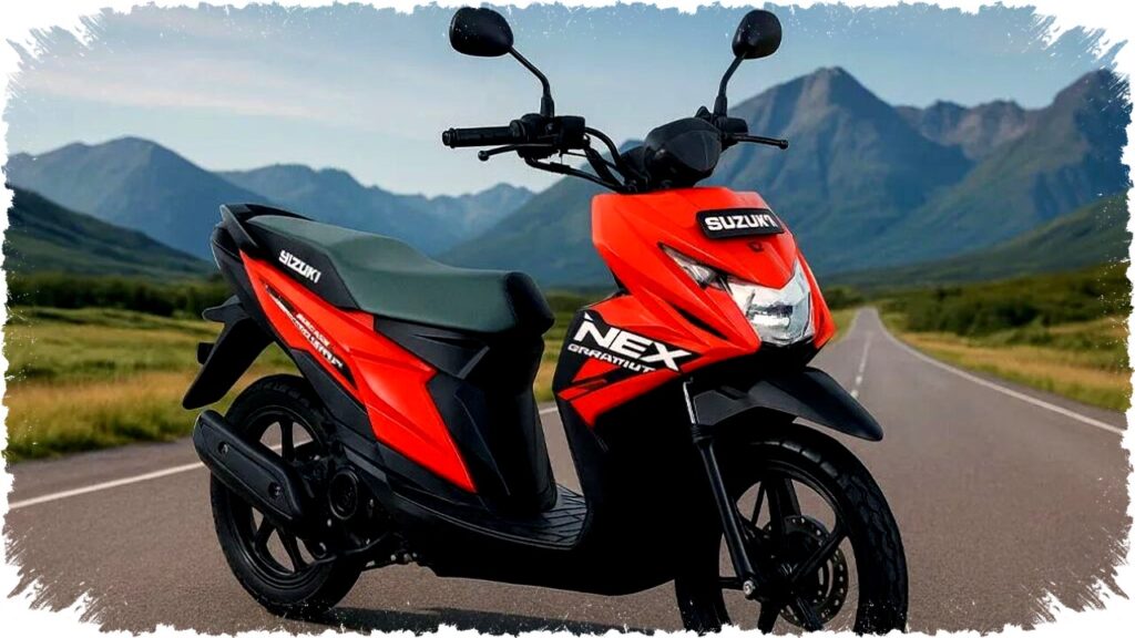 Suzuki NEX Crossover 115cc: Skutik Adventure Ringkas, Irit BBM, Mesin Andal untuk Harian