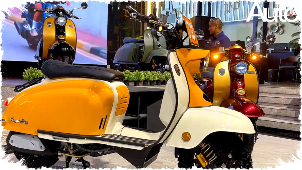 Royal Alloy GPS 245 Special: Skuter Desain 60-an Bergaya Vespa Klasik dengan Teknologi Modern