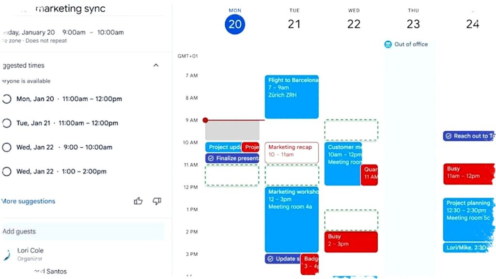 Gemini di Google Calendar Kini Tawarkan Waktu Rapat Terbaik Sesuai Jadwal Semua Peserta