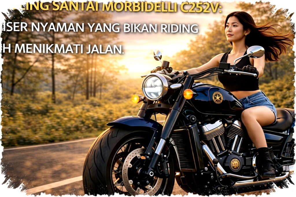 Handling Santai Morbidelli C252V: Cruiser Nyaman dengan Ergonomi dan Suspensi Support Riding Lebih Asyik