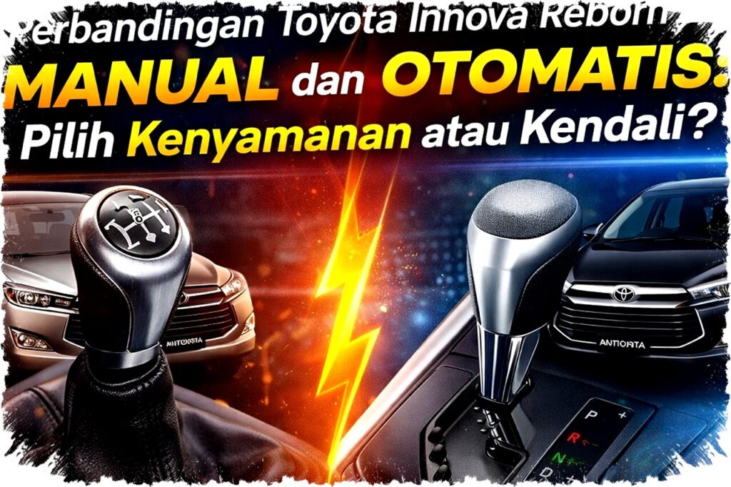 Toyota Innova Reborn 2.4 Manual vs Otomatis: Mana Pilihan Tepat untuk Kendali dan Kenyamanan?