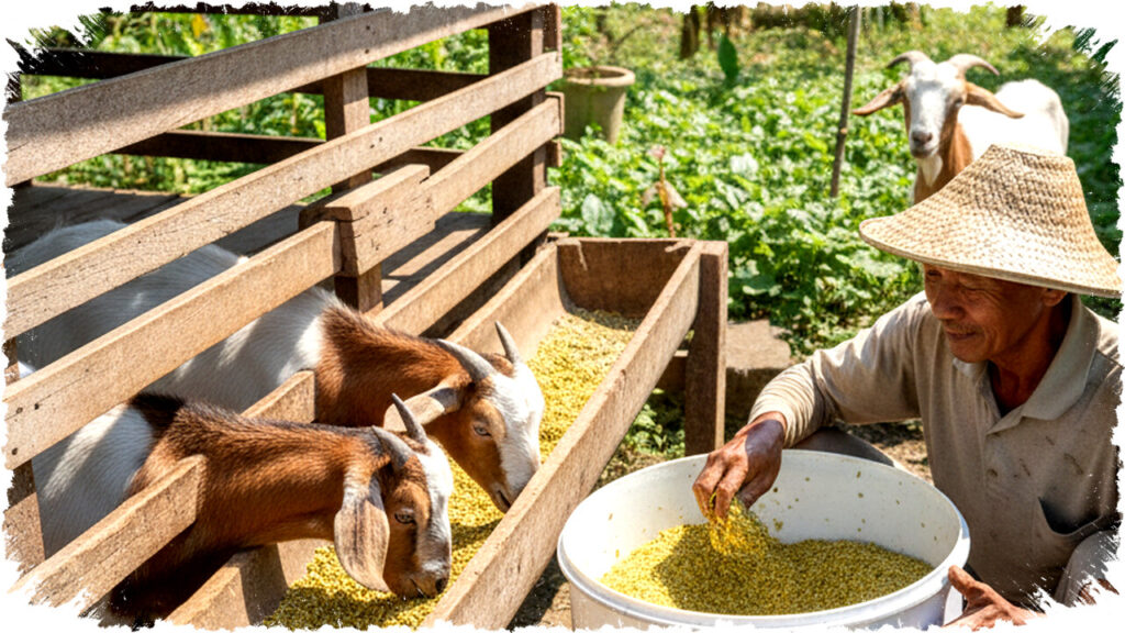 Cara Buat Pakan Kambing Fermentasi dari Daun Liar Pekarangan, Hemat & Nutrisi Tinggi!