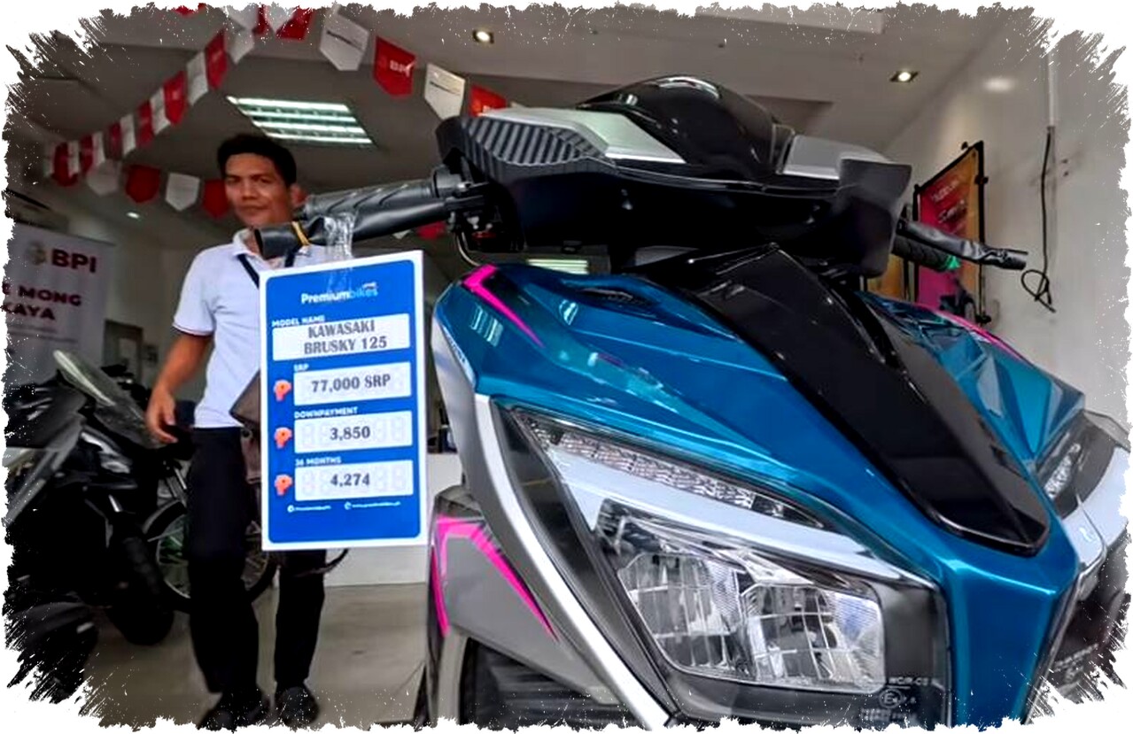Kawasaki BRUSKY 125 Meluncur, Skutik Sporty Ini Siap Tanding Honda Vario di Segmen 125cc