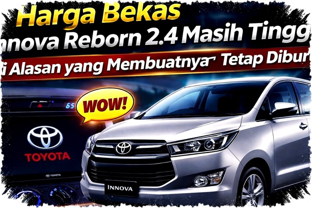Harga Bekas Innova Reborn 2.4 Diesel Tetap Tinggi, Ini Alasan Mobil Ini Masih Diburu!