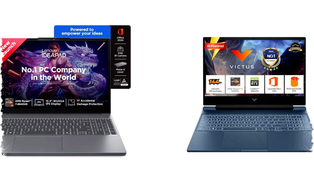 Lenovo IdeaPad Slim 3 Ryzen 7 vs HP Victus Ryzen 7: Pilih Laptop Ringan & Hemat atau Gaming Kencang?