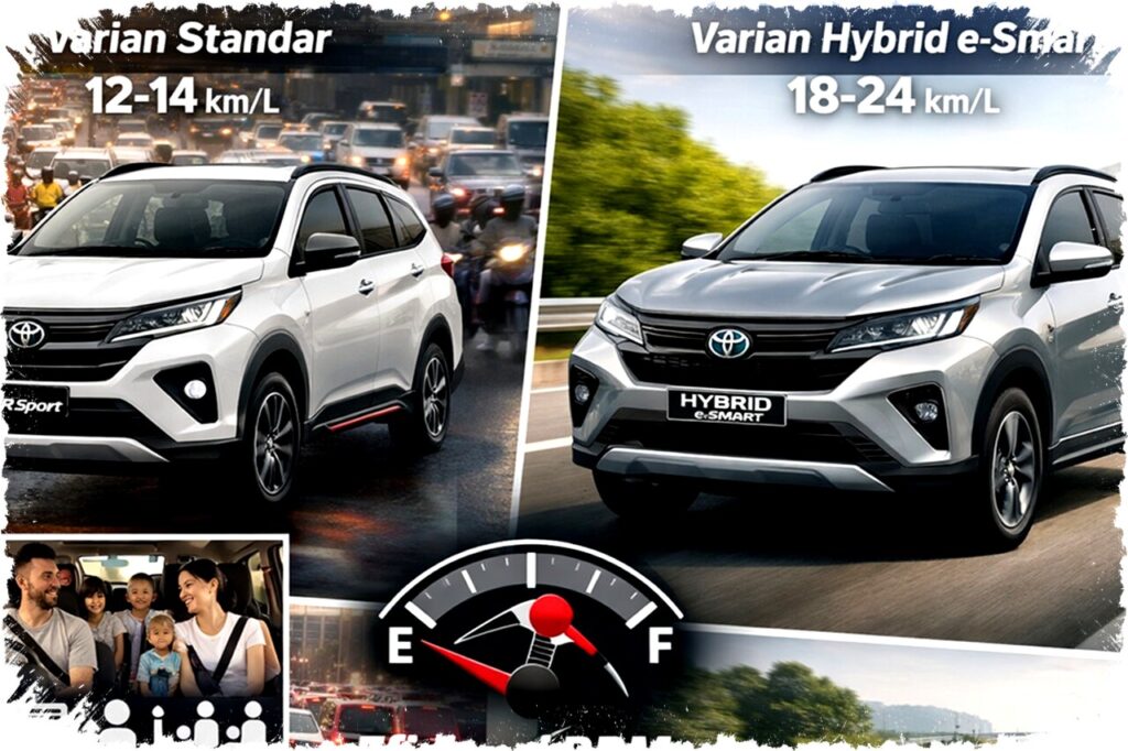 Konsumsi BBM Toyota Rush 2026: Bandingkan Varian Standar & Hybrid dalam Kondisi Jalan Nyata