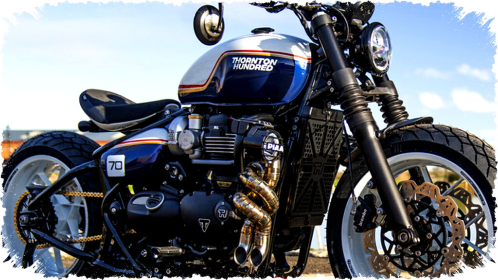 Triumph Bonneville Bobber Kustom Thorntorn Hundred Terinspirasi Porsche 911 Dakar, Detail dan Performa Unik