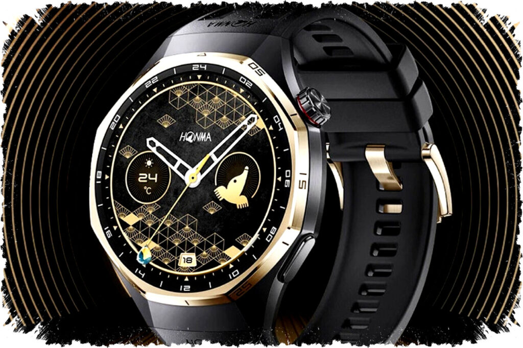 Huawei Watch GT 6 Pro Honma Edition dengan Bezel Titanium Emas dan Baterai 21 Hari tahan lama