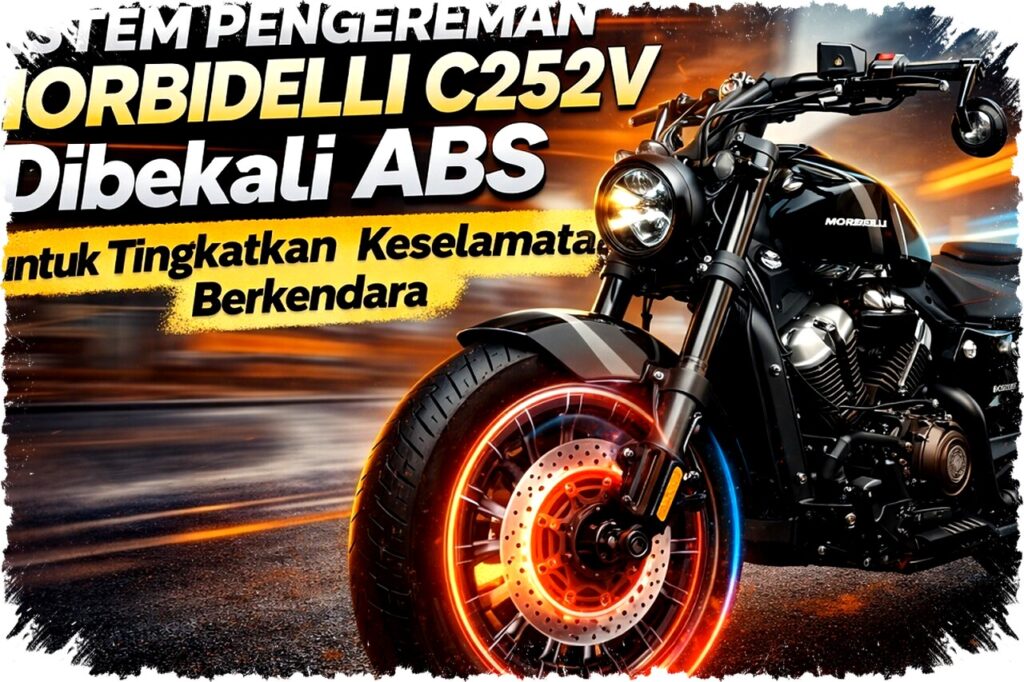 Morbidelli C252V Hadir dengan Sistem Pengereman ABS, Tingkatkan Keselamatan Berkendara Modern