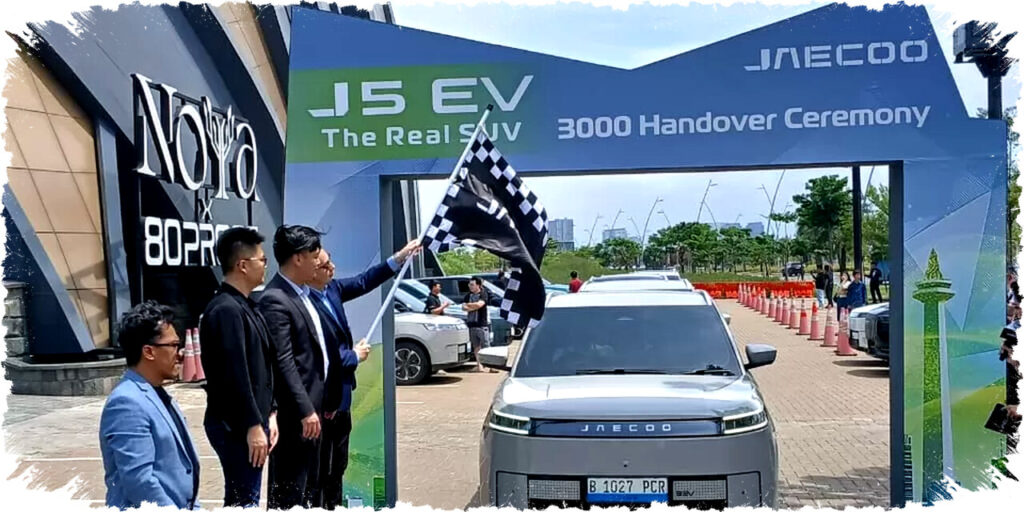 JAECOO Serah Terima 3.000 J5 EV di Indonesia & Luncurkan Program Price Lock Insurance Menarik