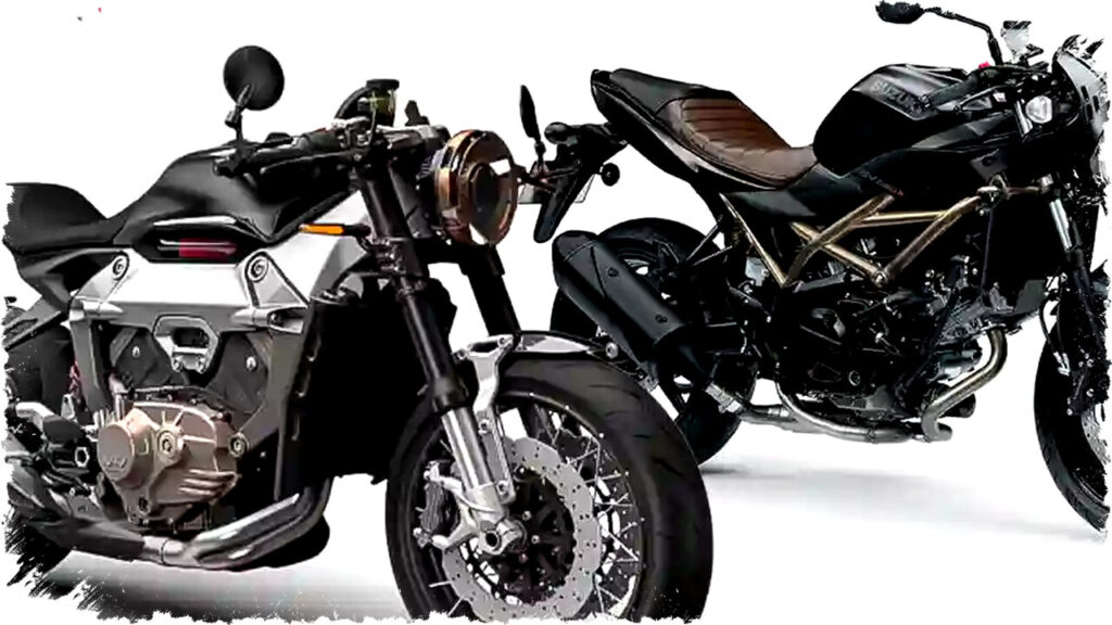 QJMotor EQUUS 600 vs Suzuki SV650X: Duel Cafe Racer Italia-China & Jepang, Mesin V4 vs V-Twin