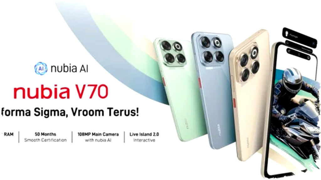 Cuma Rp1,7 Juta! Nubia V70 NFC Kamera 108MP + RAM 8GB, HP Kelas Premium di Bawah 2 Juta