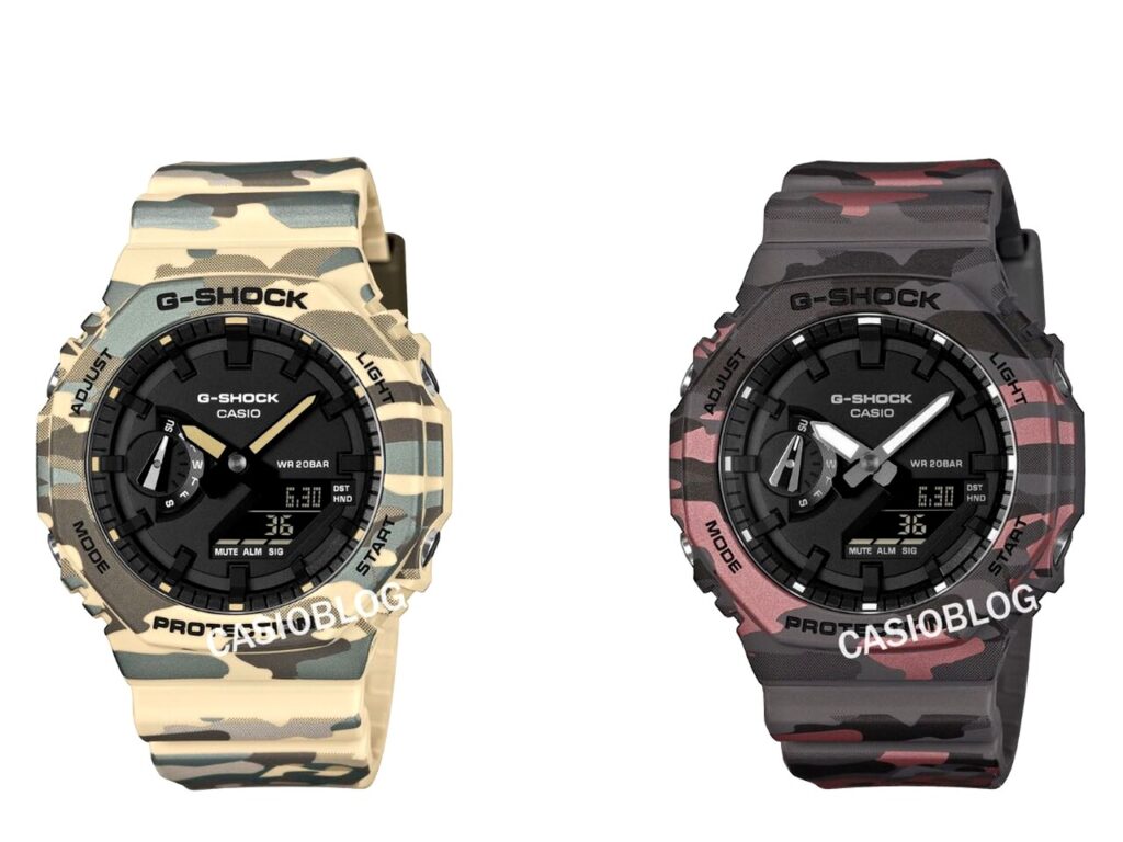 Casio Rilis G-Shock GA-2100 Terbaru dengan Desain Militer dan Camo, Siap Meluncur Februari