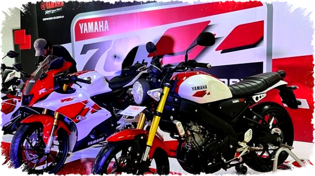 Yamaha Luncurkan Livery Spesial 70 Tahun untuk MX King, R15M, Aerox, dan XSR 155 di Indonesia