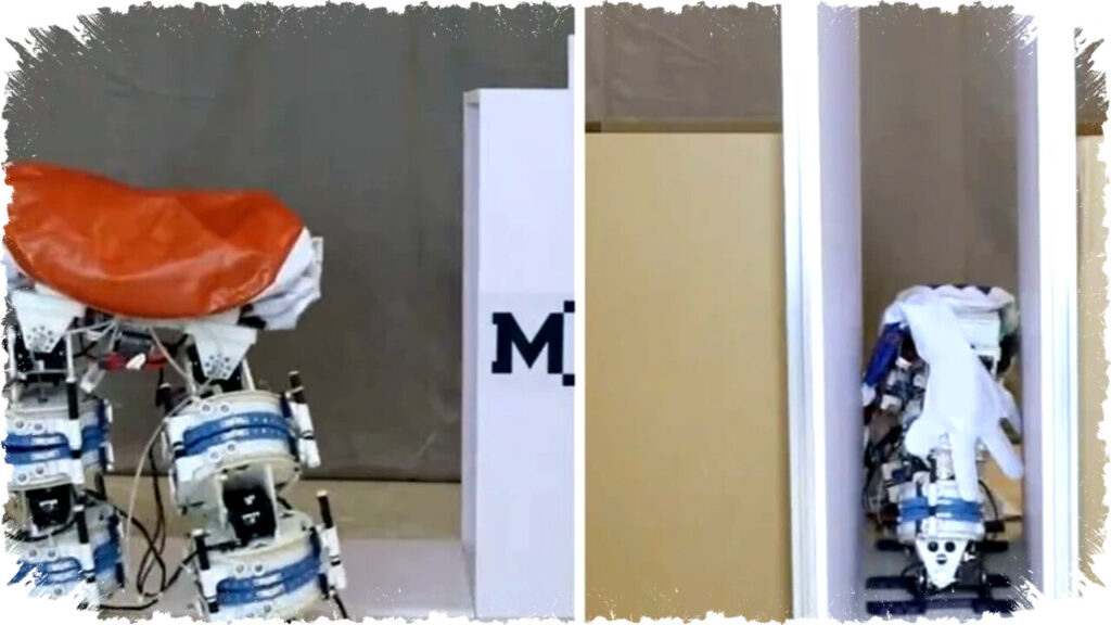 Robot humanoid inovatif dengan kemampuan berubah bentuk, berenang, terbang, dan menjelajah ruang sempit secara mudah