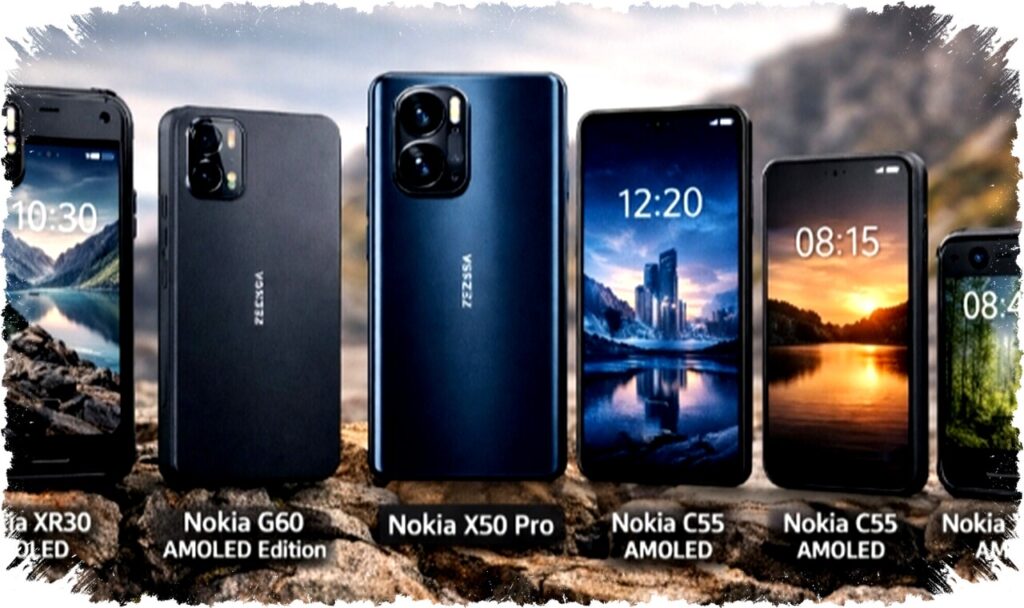 5 HP Nokia Tangguh 2026 dengan Baterai Awet & Layar AMOLED, Desain Keren & Awet Dipakai!